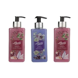 مایع دستشویی بس2 مدل Silky Flowers  حجم 500 میلی لیتر بسته 3 عددی