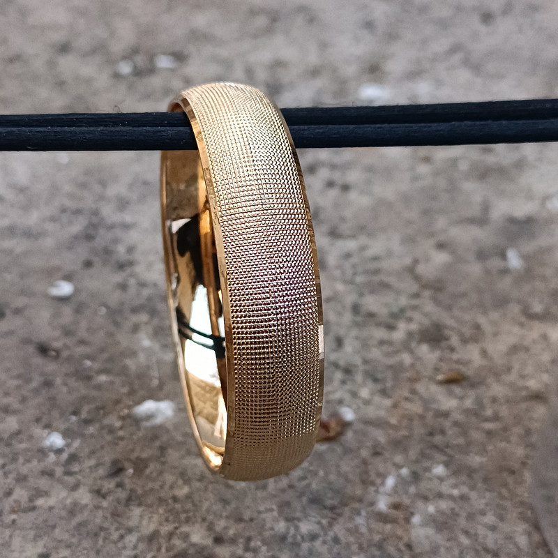 النگو طلا 18 عیار زنانه مدل تک پوش کد s4