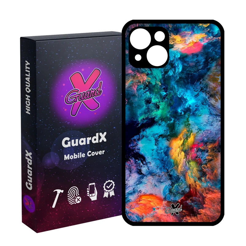 کاور گارد ایکس طرح Colors مدل Glass10117 مناسب برای گوشی موبایل اپل iPhone 13