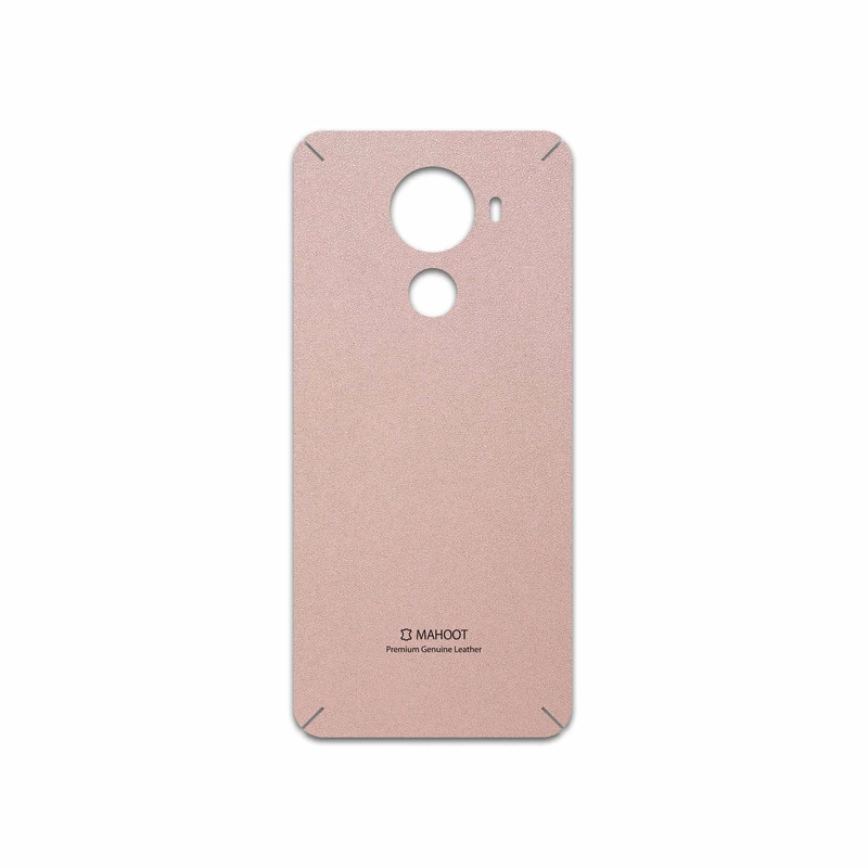 برچسب پوششی ماهوت مدل Rose Gold Leather مناسب برای گوشی موبایل جی ال ایکس M1