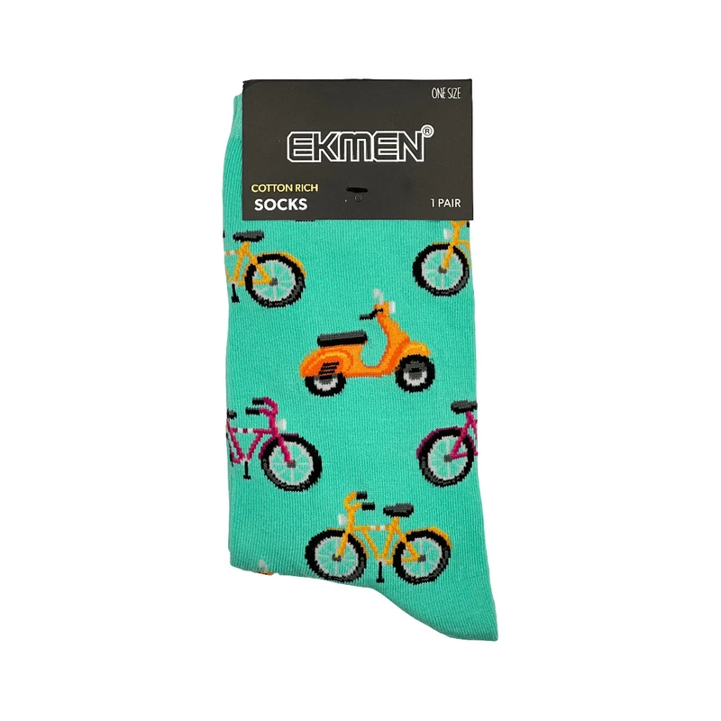 جوراب ساق بلند جوراب اکمن ترک مدل روز‌های بدون ماشین