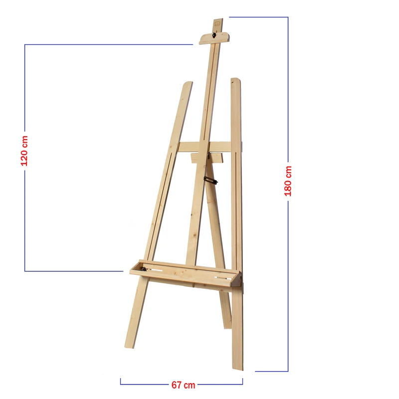 عکس شماره 5 : سه پایه بوم نقاشی پارس بوم مدل 2furrow-non c
