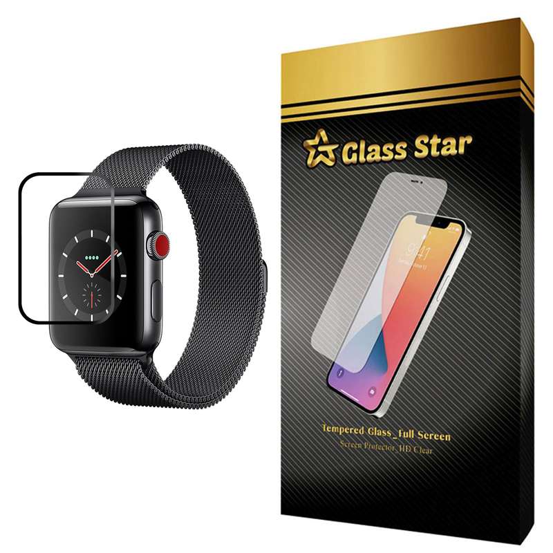محافظ صفحه نمایش گلس استار مدل PMGA-Glass مناسب برای اپل واچ سری 3 42 میلی متر