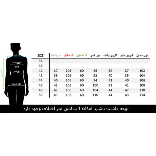 مانتو زنانه مانتو ولیعصر مدل تبسم کد 52710