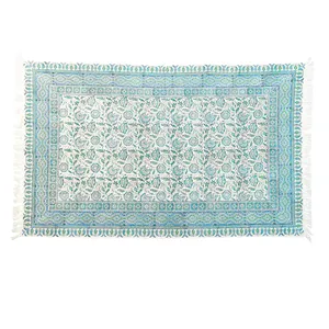 رومیزی قلمکار زابلیان مدل دو رو طرح آلیوم 150p100