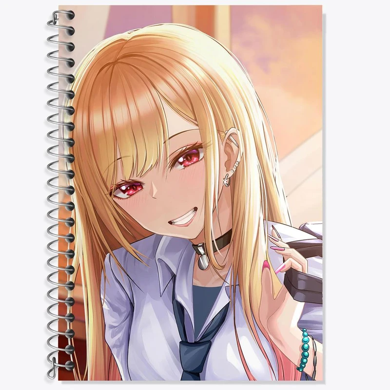 دفتر زبان 50 برگ خندالو مدل سه خط طرح کیتاگاوا انیمه مای درس آپ دارلینگ کد 23865