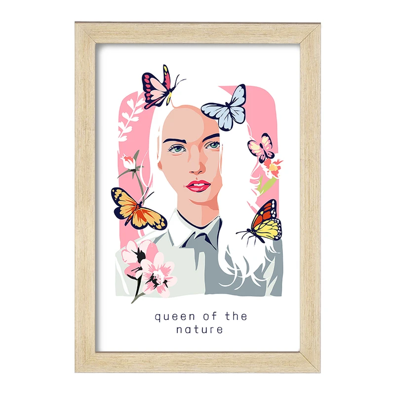 تابلو خندالو مدل دختر قوی Girl Power کد 28953