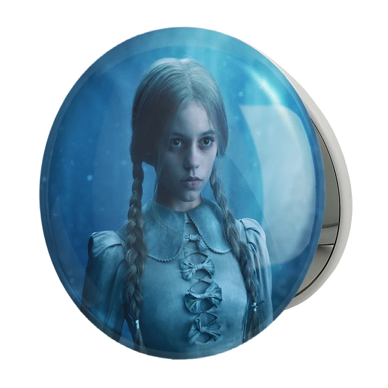 آینه جیبی خندالو طرح سریال ونزدی Wednesday مدل تاشو کد 25221 