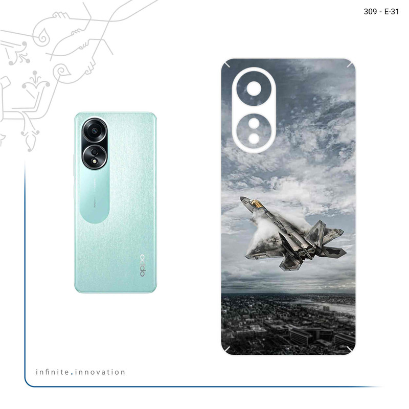 برچسب پوششی ماهوت مدل F_22 مناسب برای گوشی موبایل اپو A58 4G