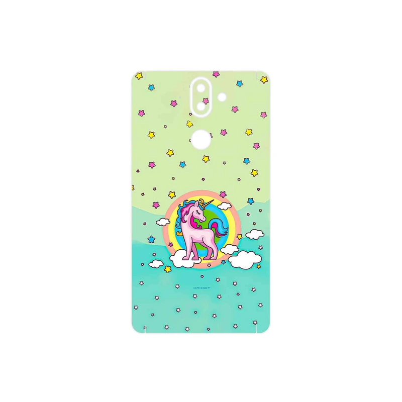برچسب پوششی ماهوت مدل Rainbow unicorn adventure مناسب برای گوشی موبایل نوکیا 8 Sirocco