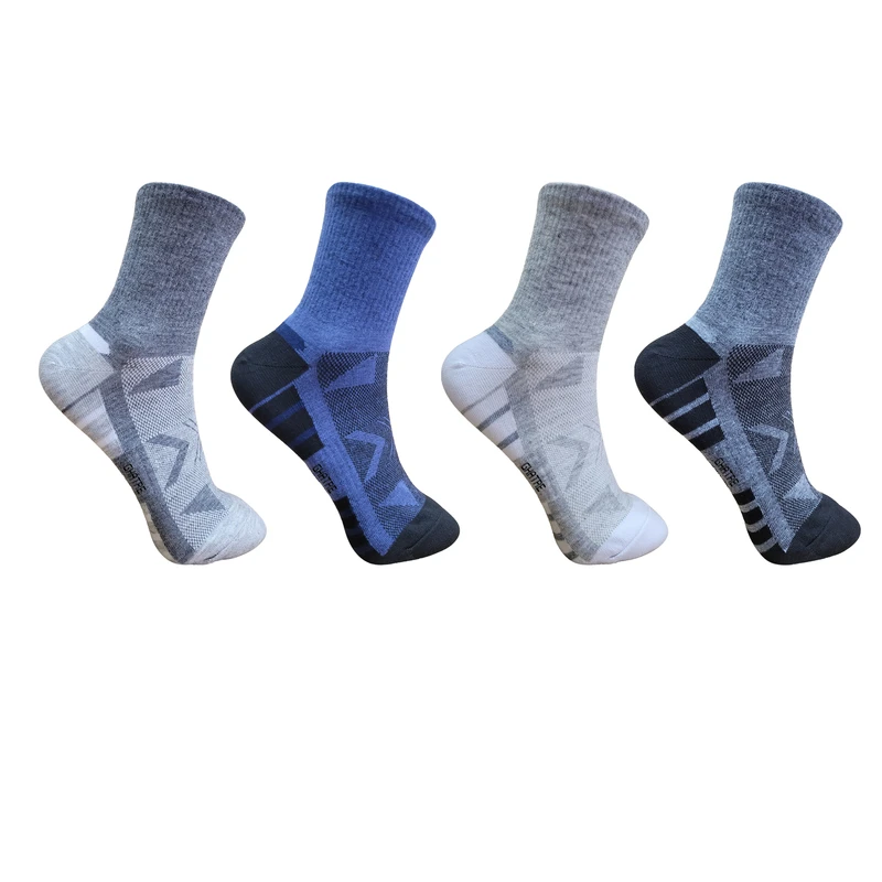 جوراب ساق بلند مردانه قطره کد 1 بسته 4 عددی