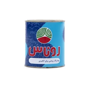  رنگ روغنی طوسی براق آلكيدی روناس کد 102 حجم 1 لیتر