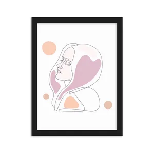 Minimal Wall Art Girl Design Code 2805