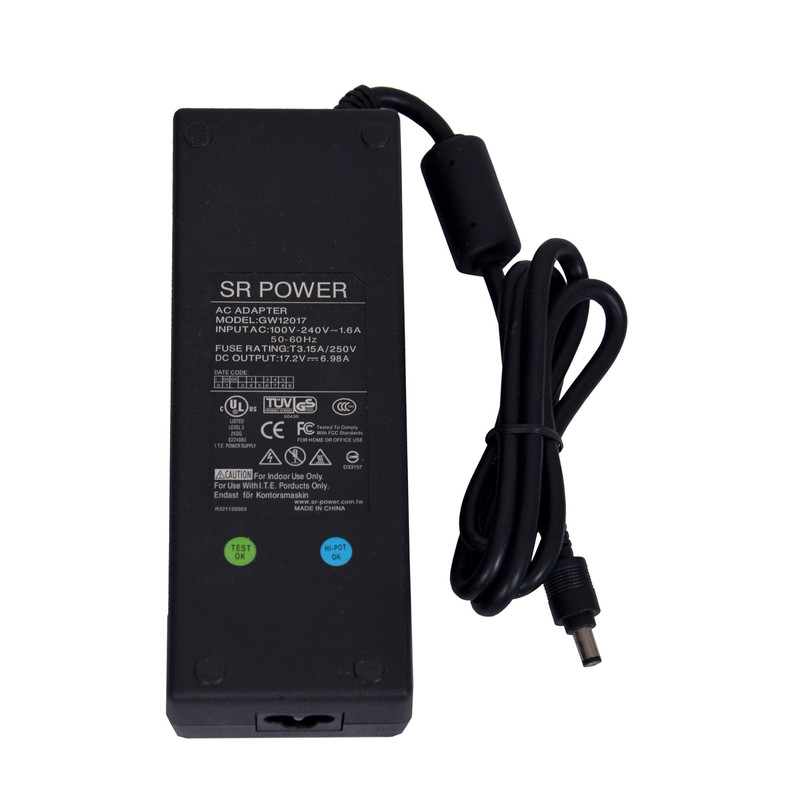 آداپتور 17.2 ولت 6.98 آمپر اس آر پاور مدل GW12 کد rah2 آداپتور 17.2 ولت 6.98 آمپر اس آر پاور مدل GW12 کد rah2