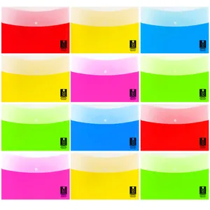 پوشه دکمه دار آفیس من مدل دوبل پاکت کد BETA 01 بسته 12 عددی