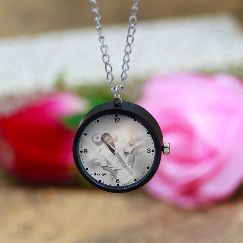 ساعت گردنبندی عقربه ای ناکسیگو مدل ماکان بند امیر مقاره کد NF12646 ساعت گردنبندی عقربه ای ناکسیگو مدل ماکان بند امیر مقاره کد NF12646