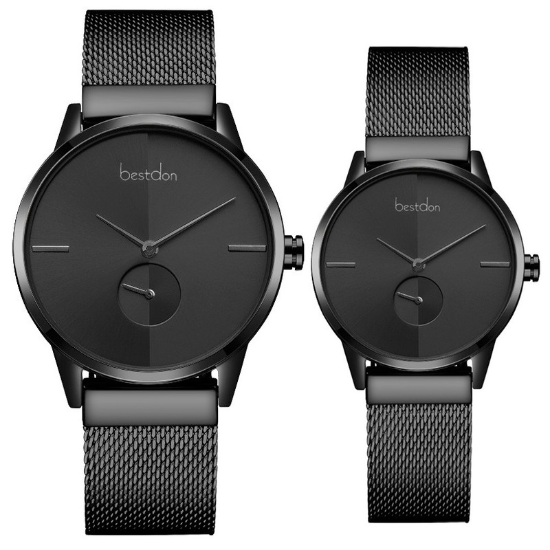ست ساعت مچی عقربه‌ای کوارتز زنانه و مردانه بستدون مدل BD99161G-B03.BD99161L-B05