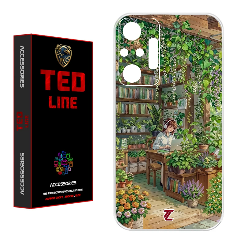 کاور تدلاین طرح دختر کد 1231 مناسب برای گوشی موبایل شیائومی Redmi Note 10 Pro / Note 10 Pro Max