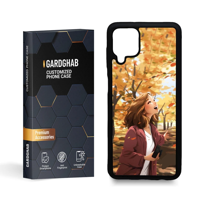 کاور گارد قاب مدل دخترانه مناسب برای گوشی موبایل سامسونگ galaxy A12