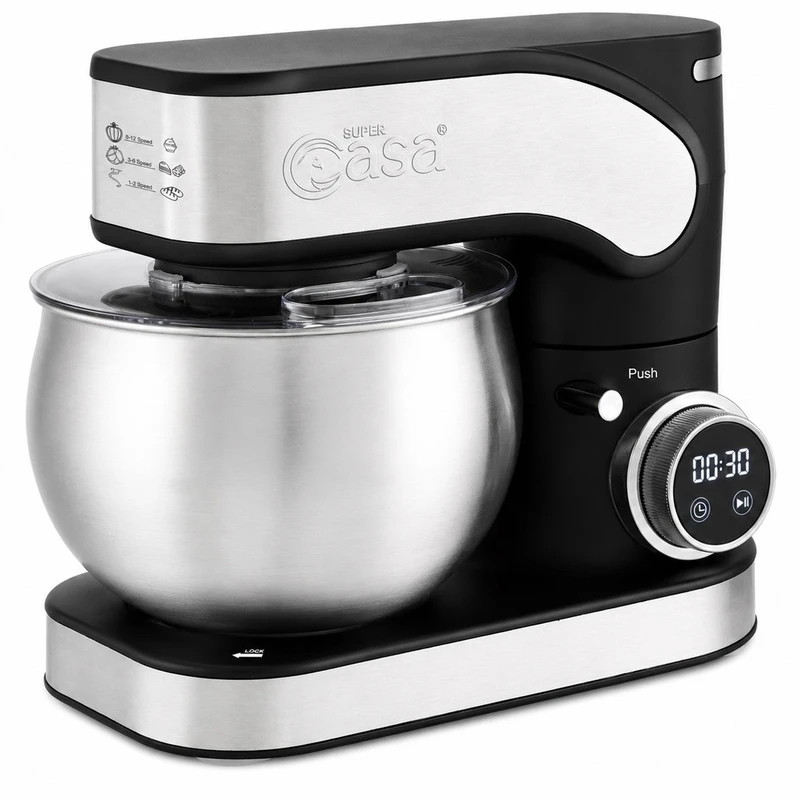 همزن کاسه‌دار 9 لیتری سوپر کاسا مدل CA-609