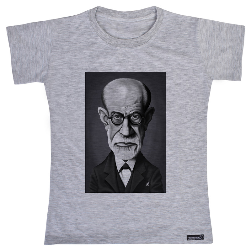 تی شرت آستین کوتاه پسرانه 27 مدل Sigmund Freud کد MH940
