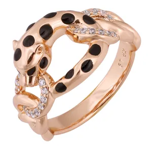 انگشتر زنانه ژوپینگ مدل ببر کد R3255