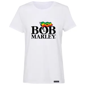تی شرت آستین کوتاه زنانه 27 مدل Bob Marley کد MH932