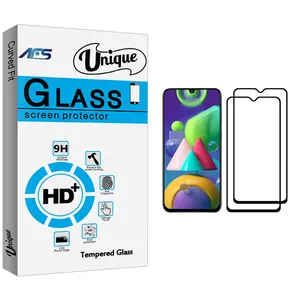 AFS Unique Glass Screen Protector For Samsung Galaxy M21 Pack Of 2