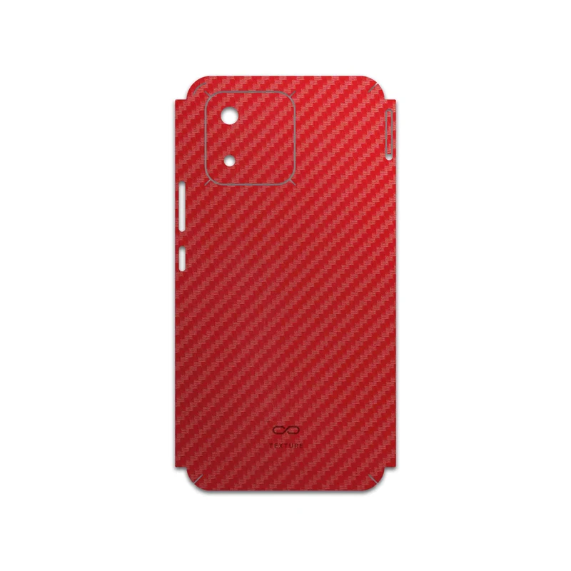 برچسب پوششی ماهوت مدل Red-Fiber مناسب برای گوشی موبایل آنر X5