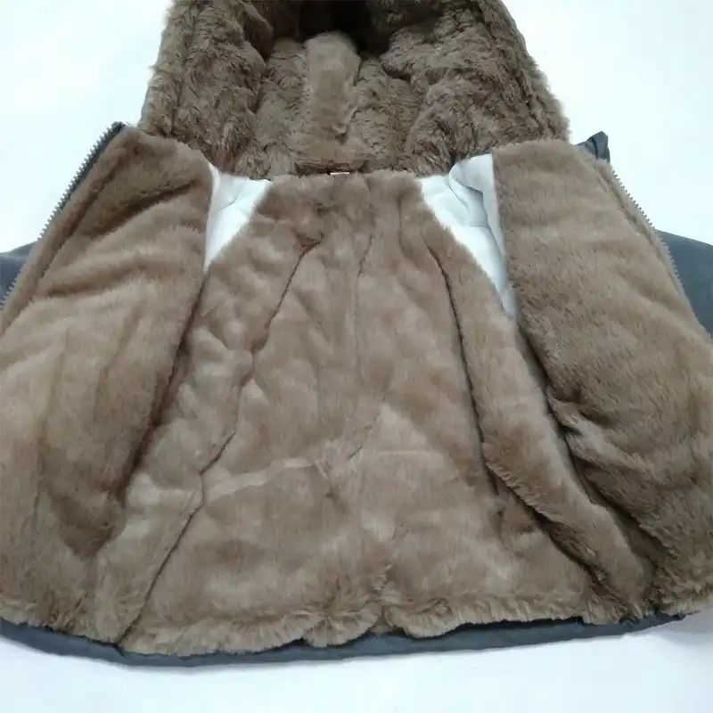 کاپشن پسرانه طرح خرس تدی کد DkGy