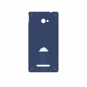 MAHOOT Minimal Data Cloud Cover Sticker for HTC 8X