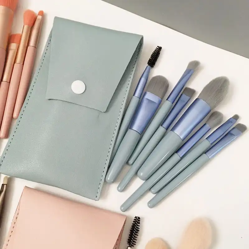 ست برس آرایشی مدل پاستیلی مجموعه 8 عددی