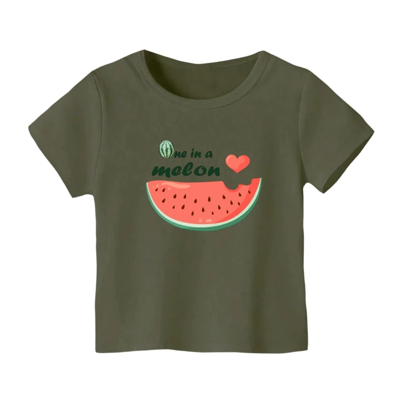 تی شرت آستین کوتاه بچگانه مدل هندوانه یلدایی کد 26