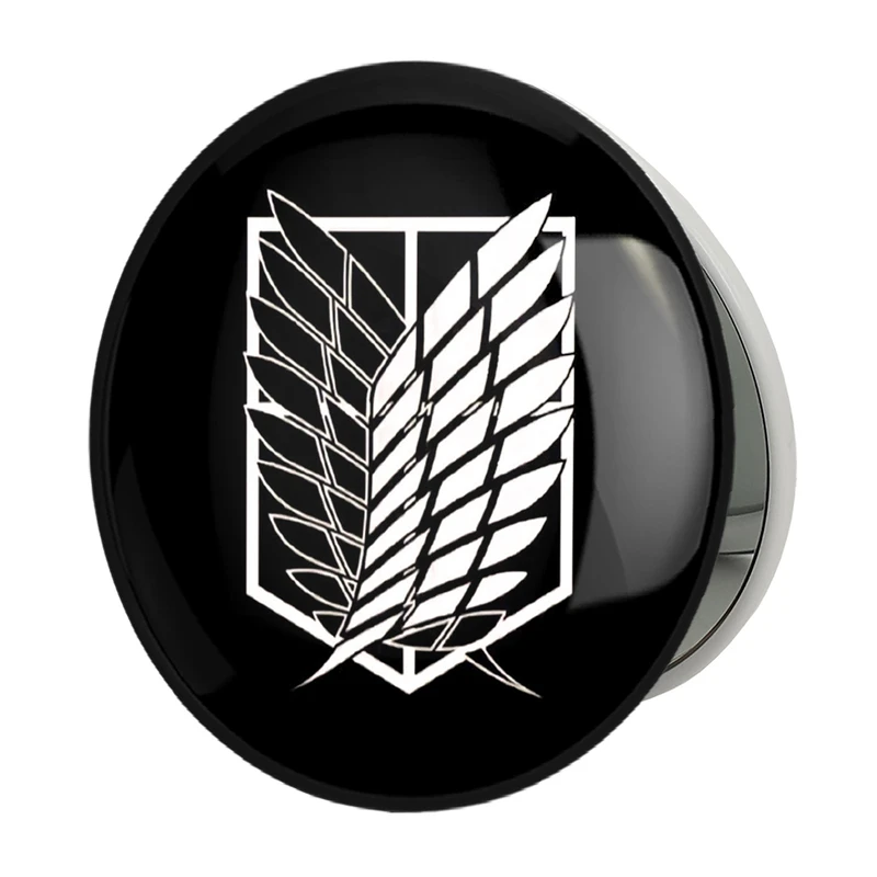 آینه جیبی خندالو طرح انیمه اتک آن تایتان Attack on Titan مدل تاشو کد 4851 
