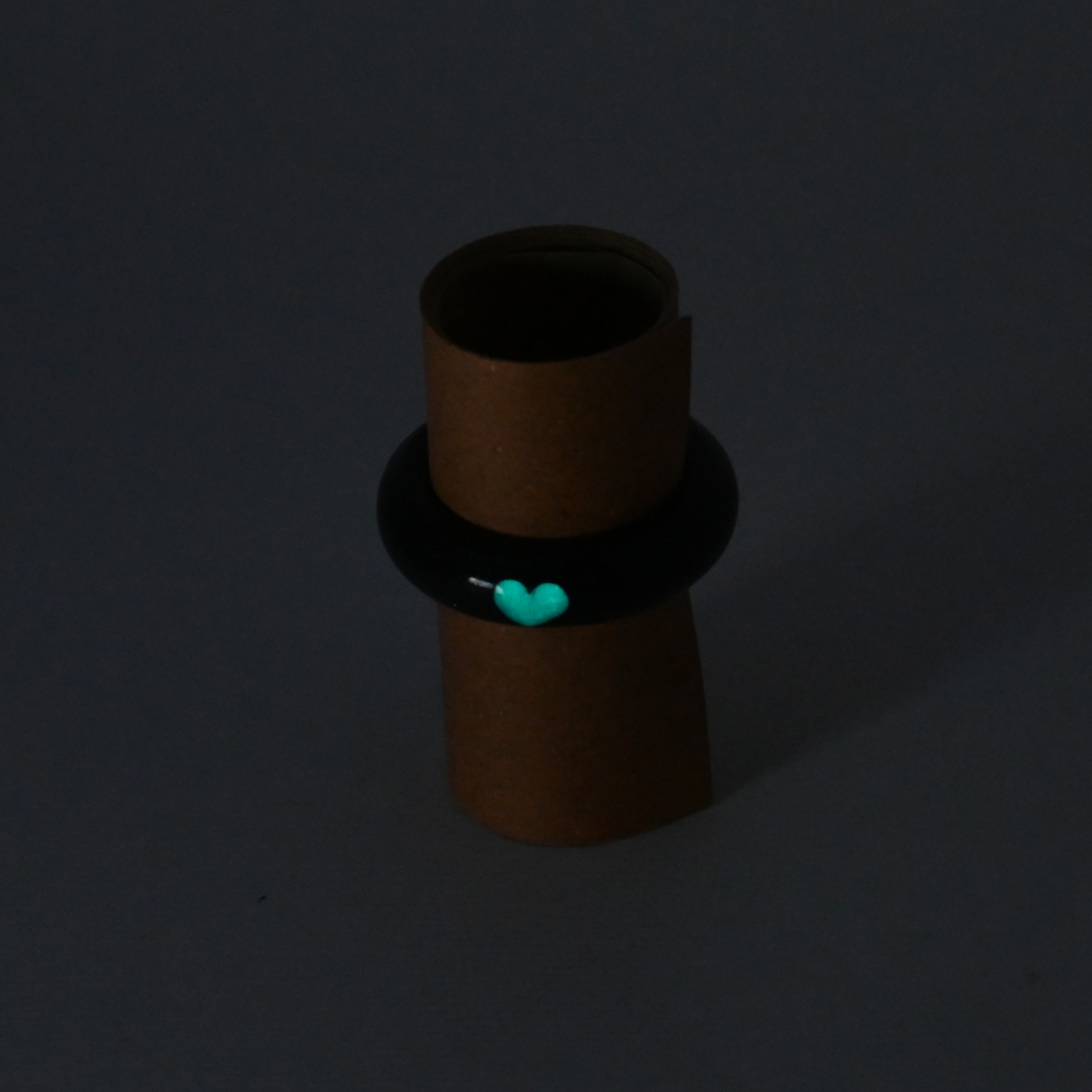 انگشتر مدل شب تاب قلب PRH_1001