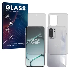 Glass Transparent Hydrogel Screen Protector for OnePlus Ace 6 mobile phone along with the back protector