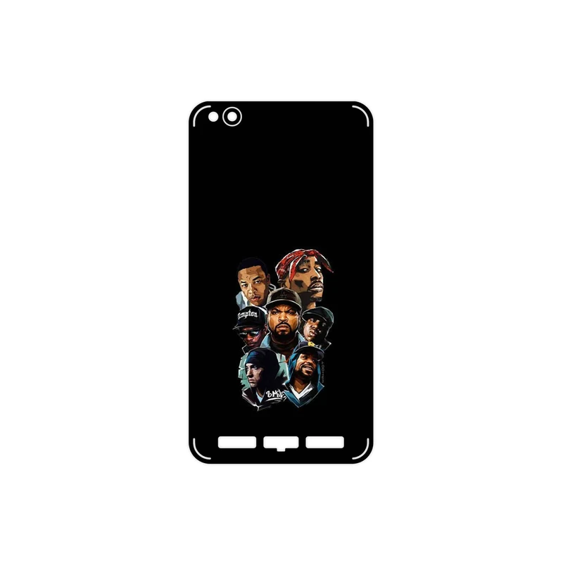 برچسب پوششی ماهوت مدل Great Rappers Digital Art مناسب برای گوشی موبایل شیائومی Redmi 5A