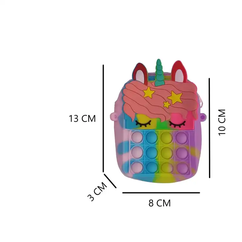 کیف رودوشی دخترانه مدل پاپیت تک شاخ کد 66