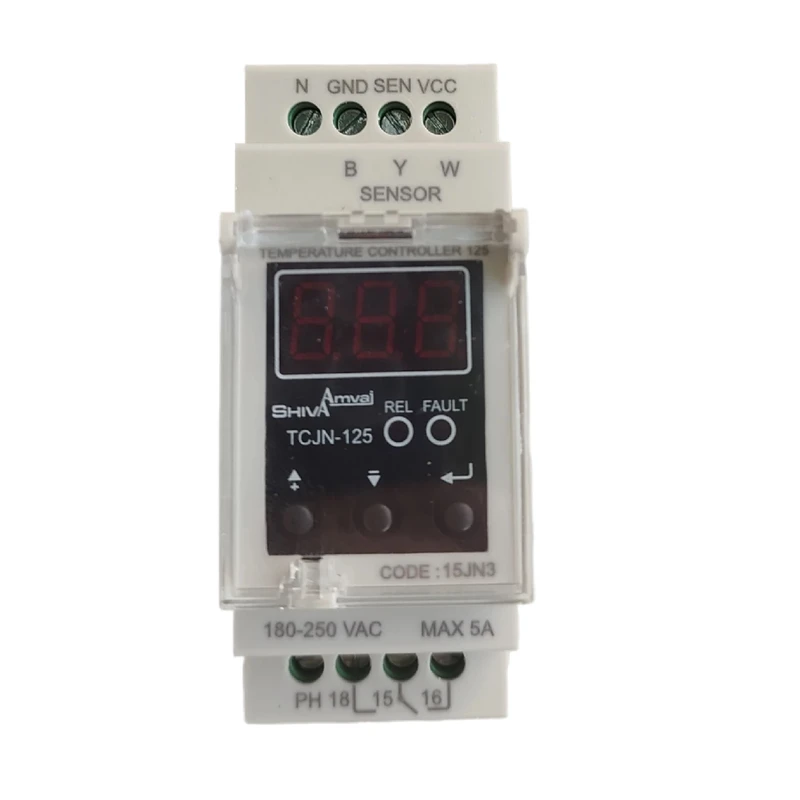 ترموستات کنترلر دما 50- الی 125 درجه شیوا امواج مدل TCJN-125 کد 15JN3