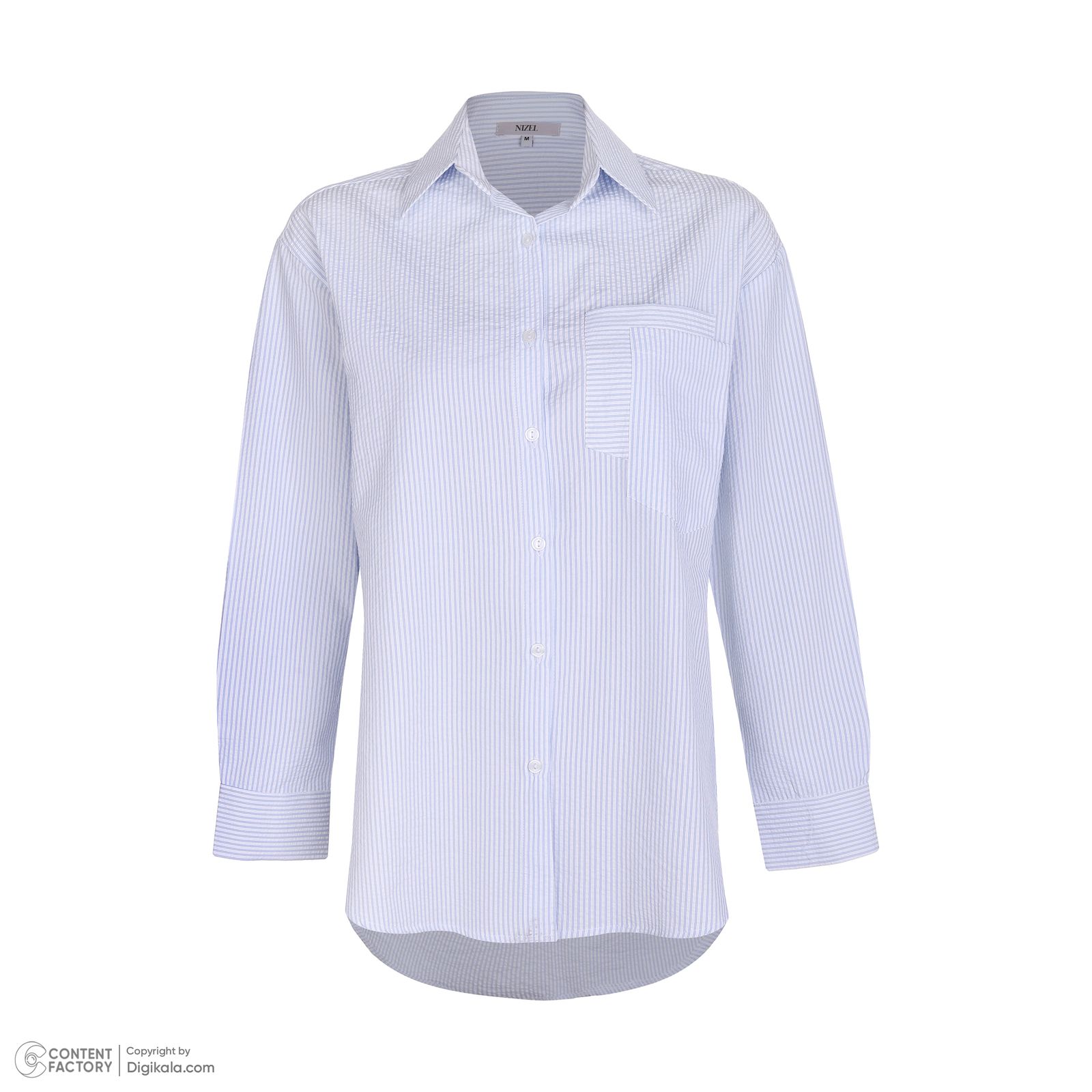 تونیک آستین بلند زنانه نیزل مدل 1248 رنگ آبی -  - 5