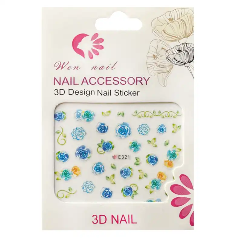 برچسب لنز ناخن مدل E-321