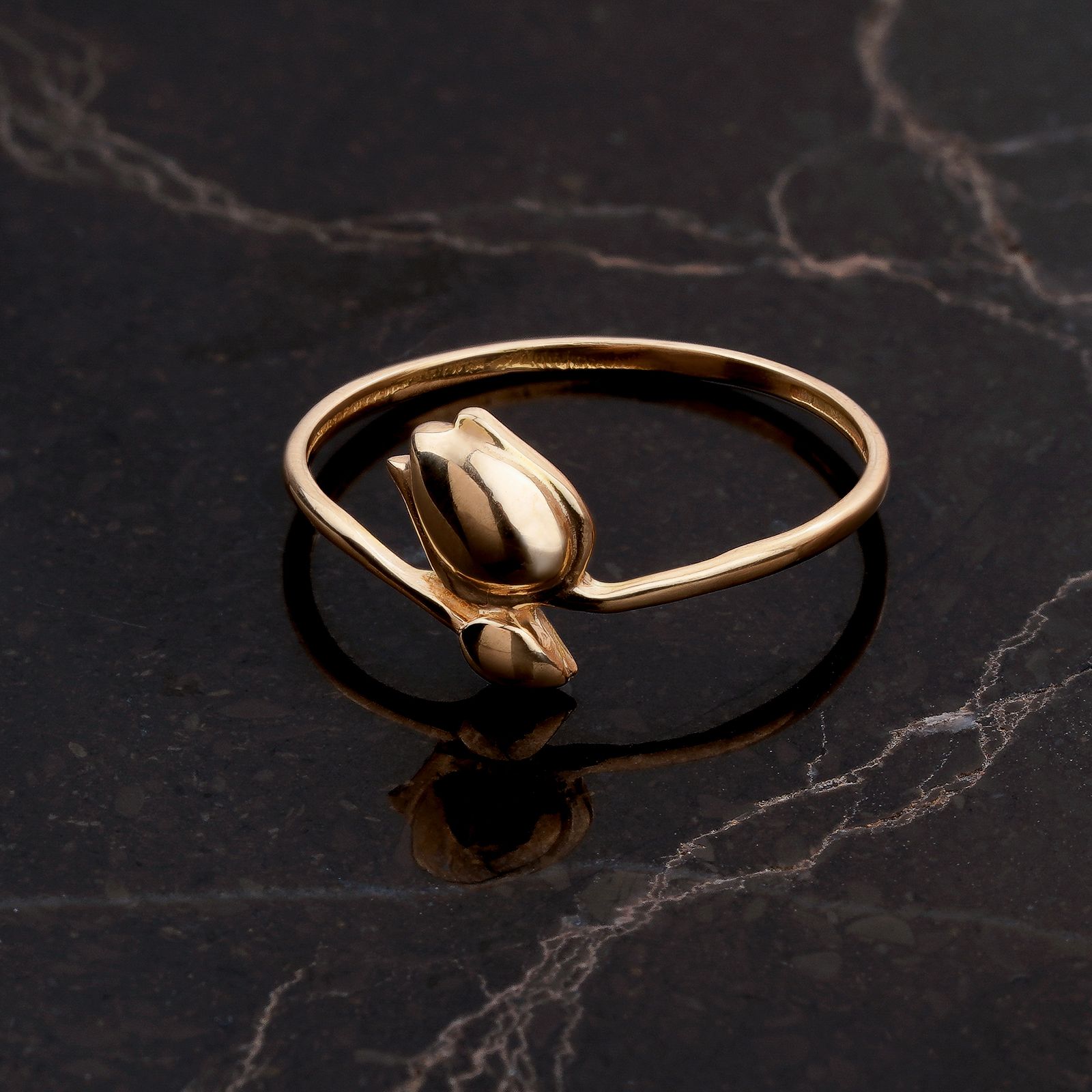 انگشتر طلا 18 عیار زنانه جواهری سون مدل 3961 -  - 2