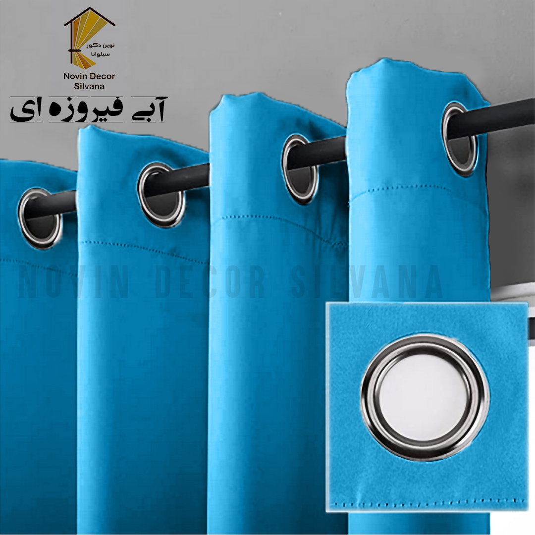 پرده نوین دکور سیلوانا مدل کتان کد 230 1 سایز 230 × 140 سانتی متر