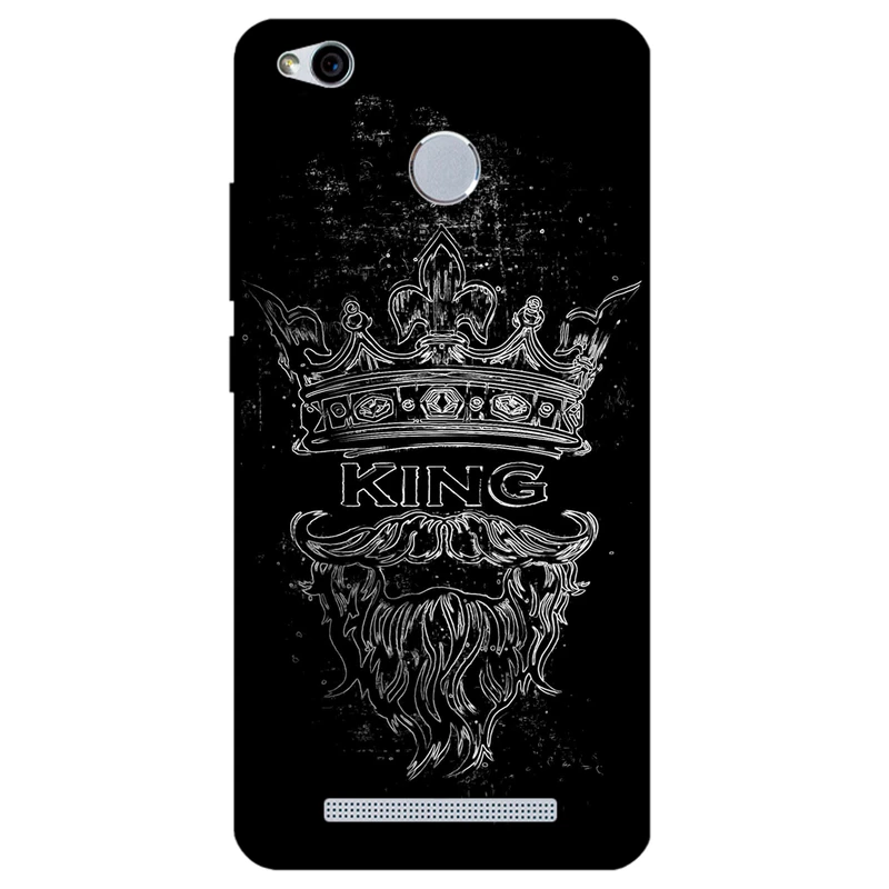 کاور مگافون طرح پادشاه مدل 1896 مناسب برای گوشی موبایل شیائومی Redmi 3 / 3S / 3 Pro 
