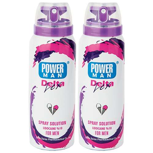 اسپری تاخیری دلتا دارو مدل Vanilla ice cream حجم 65 میلی لیتر مجموعه 2 عددی