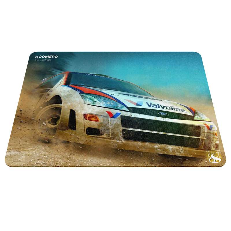 ماوس پد هومرو مدل A6541 طرح بازی ماشین رالی