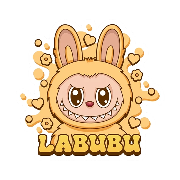 استیکر پارچه و لباس پاد آفرین طرح لبوبو کد 219