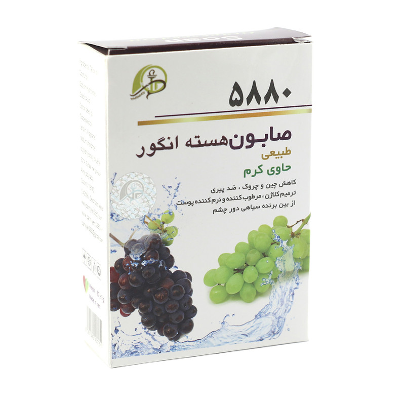 صابون شستشو 5880 مدل هسته انگور وزن 100 گرم