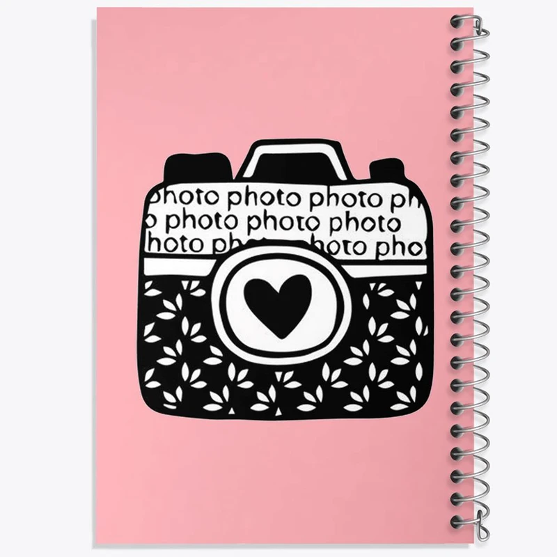 دفتر شطرنجی 50 برگ خندالو طرح دوربین کد 1693