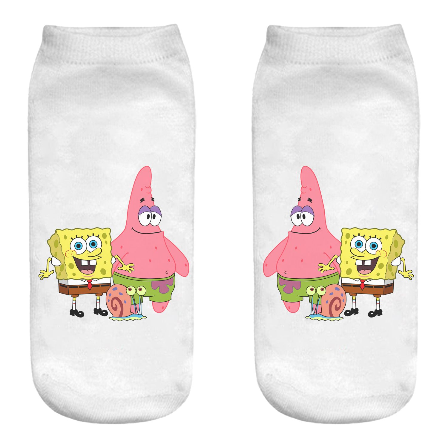 جوراب زنانه طرح باب اسفنجی کد M83